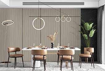 临汾轻奢风格-餐厅