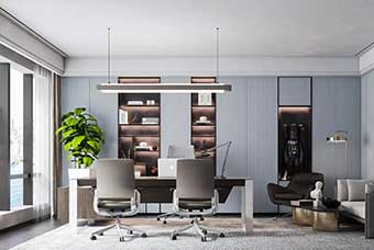 临汾轻奢风格-书房