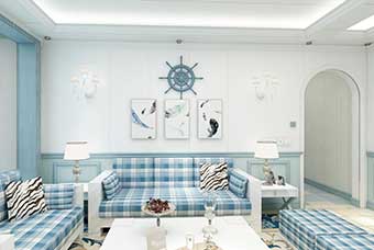 临汾地中海风格-客厅