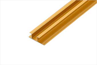 临汾航空纤维墙咔铝合金带灯中条（钛金氧化）