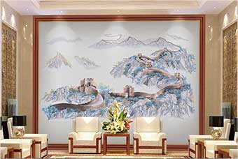 临汾森佰汇航空纤维墙咔（唯我中华）