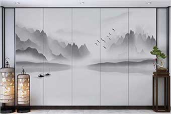 临汾森佰汇航空纤维（山水画系列）